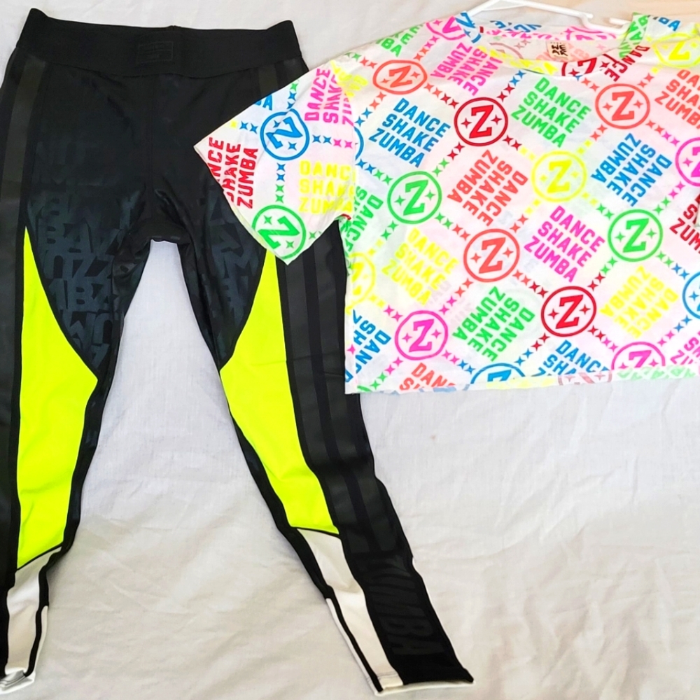 ZUMBA LEGGINS & TOP NEW